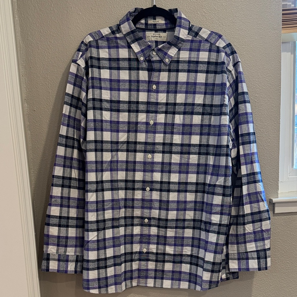 Hawker Rye- Men's Plaid Button-Down Shirt